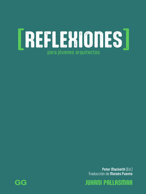cover image of Reflexiones para jóvenes arquitectos